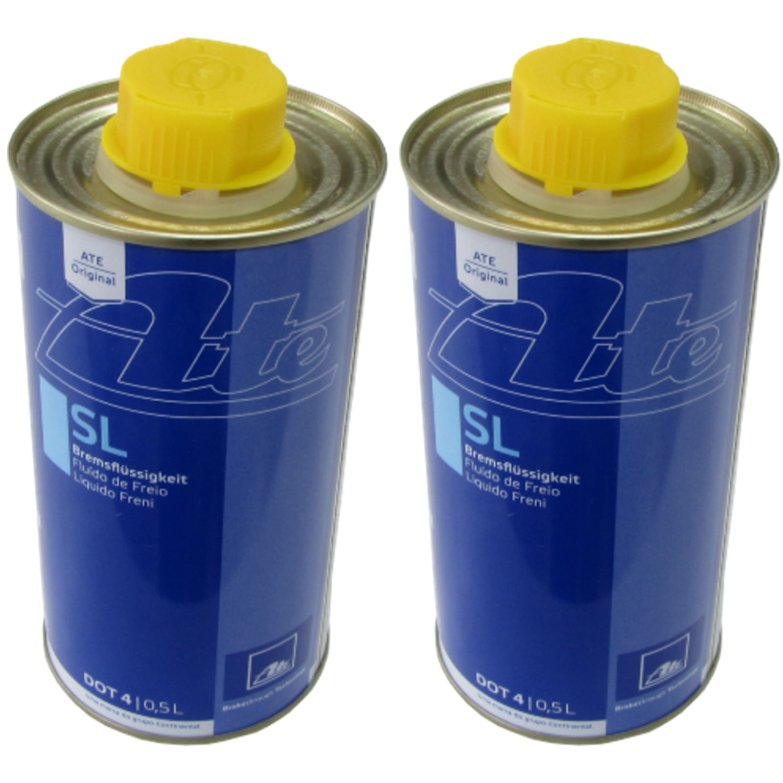 2x Fluido de Freio DOT4 SL Original marca ATE -