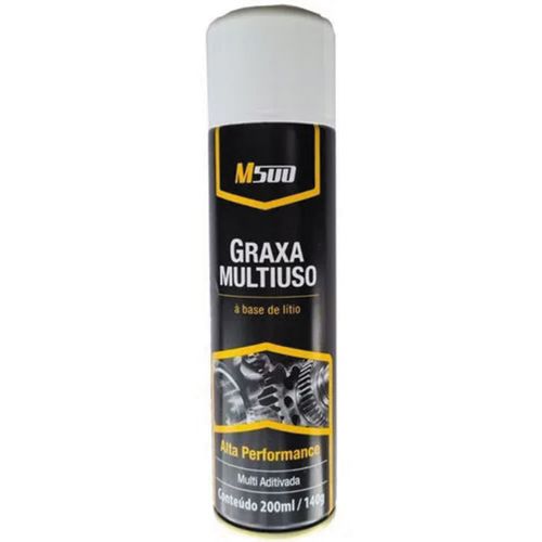 Graxa Litio Spray Branca M500 200ml M500 - - - - LUGX0051