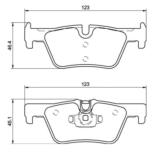 Pastilha Traseira TRW BMW 328 2012-2019 Série F30, F31 PTBM1919-17587