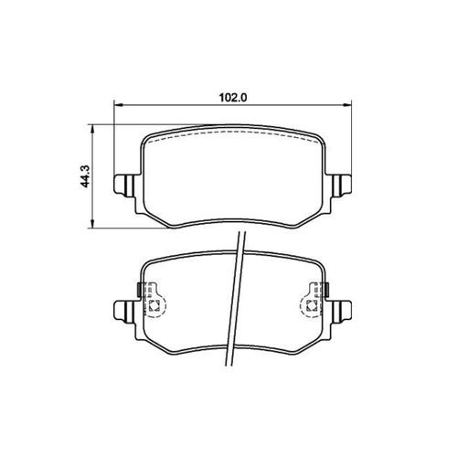 Pastilha Traseira Ferodo Kia Sportage 1.6 16v 2022-2025 PTKI4223